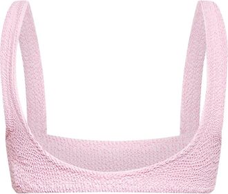 MC2 Saint Barth Womens Bikini Top Naima Pink Polyamide Swimwear Sea Clothing