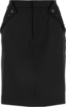 Coperni Womens Black Stretch Blend Skirt Recycled Material - Size EU 38 (Womens)