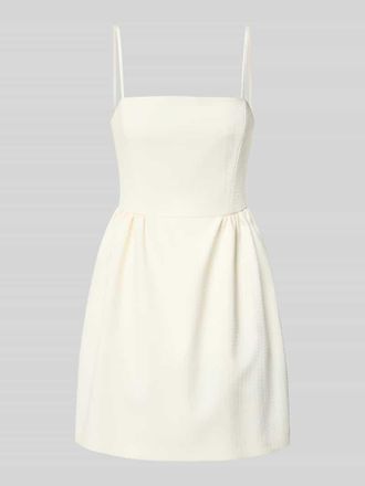 HUGO BOSS Tailliertes Cocktailkleid mit Viskose-Anteil Modell Kejani in Offwhite, Gr&ouml;&szlig;e 34