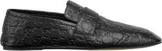 Gucci Ragazzo Loafers In Embossed GG Leather, Brand Size 9.5 ( US Size 10 )