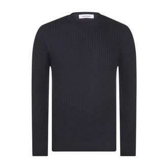 Gran Sasso Truien & Vesten, Heren, Blauw, L, Wol, Paricollo M/L 57135 Trui