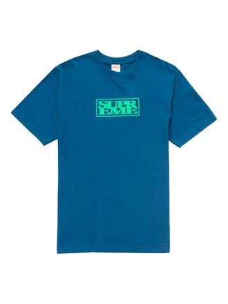 SUPREME Connect T-shirt met grafische print - Blauw