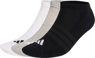 adidas Cushioned Essential Low Cut 3-Pack Multifunktionssocken f&uuml;r Herren | schwarz