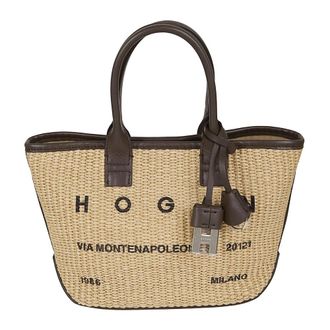 Hogan Tote Bags, female, Beige, Size: ONE SIZE Address Shopping Mini