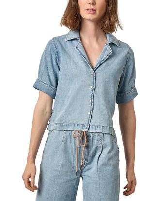 Lilla P Denim Cuffed Shirt