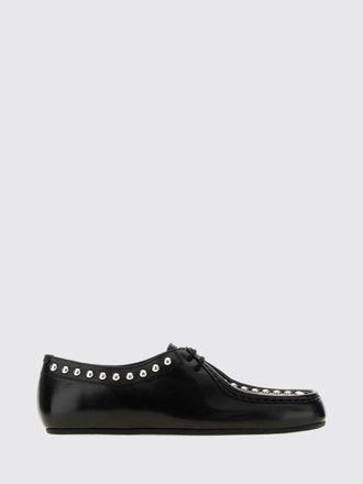 Jil Sander Hood Studded Bovine Leather Derby Shoes