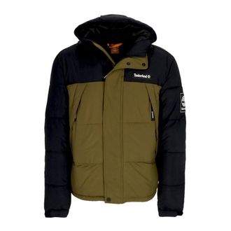 Timberland Vintage Down Jacket - Heren - Gewatteerde jassen - Groen - S - Nylon - Jassen