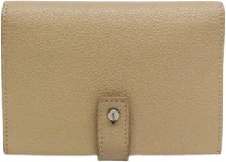 Saint Laurent Pre-owned Sac de Jour Souple Card Case - Dames - Vintage Accessoires - Beige - ONE Size - Leer - Vintage