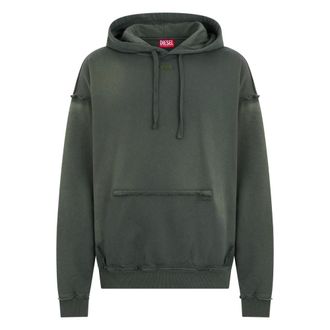 Diesel Uomo, Felpe, Verde, XL, new