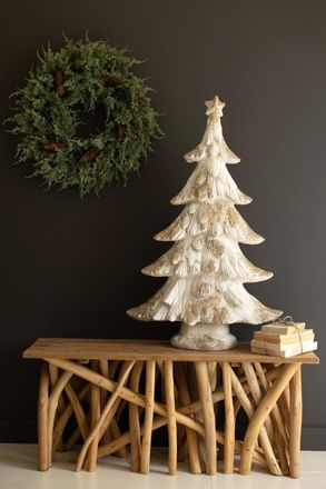 Kalalou Faux Concrete Christmas Tree 39T