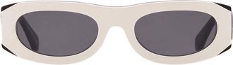 Off-white ORLANDO Dark Grey Oval Unisex Sunglasses OERI13O 0107 54