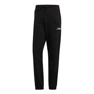 adidas originals Running Training Stay Warm Lacing Casual Sports Pants Black GN2334