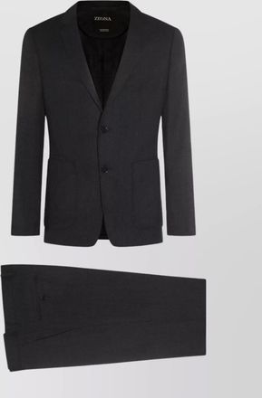 Ermenegildo Zegna tailored suit with notch lapel design