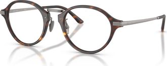 Giorgio Armani 48mm Phantos optical glasses in Tortoise at Nordstrom