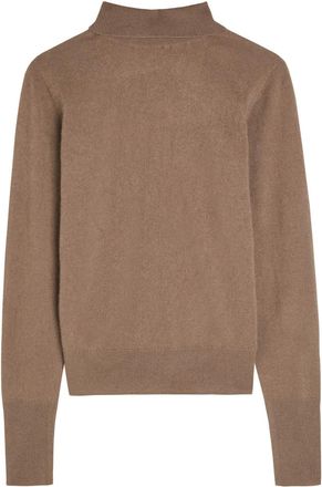 Joseph Roll-neck Cashmere-blend Jumper - Brown Light - XL (UK16 / XL)
