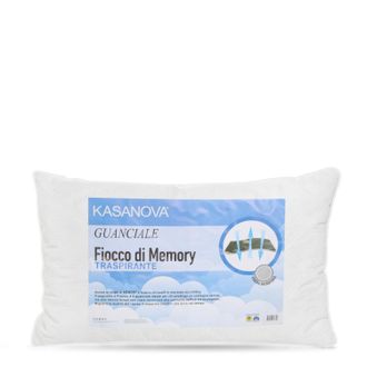 KASANOVA Guanciale fiocco di memory 45x75 cm