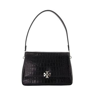 Tory Burch Charlie Shoulder Bag - - Bags - Donna - Nero - ONE SIZE