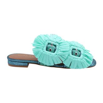 Kurt Geiger Sliders, female, Green, Size: 9 US Jolijn