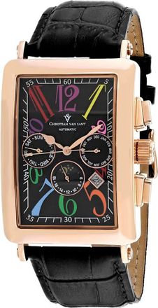 Christian Van Sant Prodigy Automatic Black Dial Mens Watch CV9143