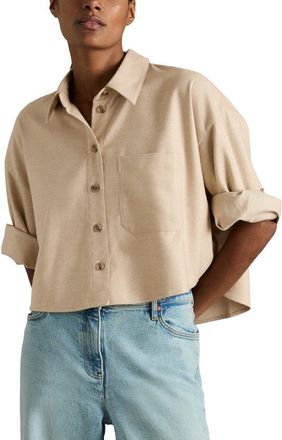 Reiss Lenny Cropped Shirt