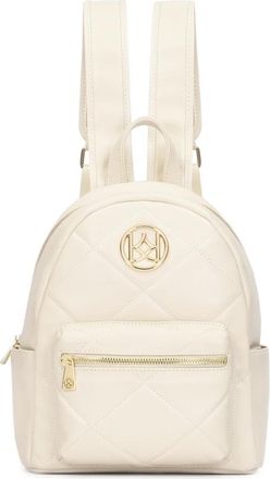 Kazar Gewatteerde rugzak in casual stijl - Dames - Rugzakken - Beige - ONE Size - Leer - Tassen