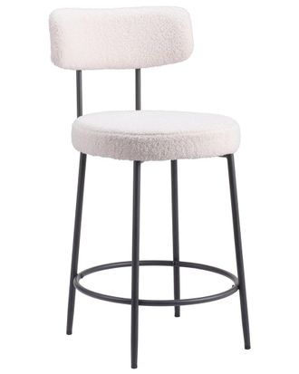 Zuo Set of 2 Blanca Counter Stools