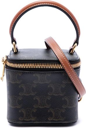 Celine Pre-owned Celine Mini Triomphe Coated Canvas Vanity Case Ladies 1H8Y08TI23I8NHCP