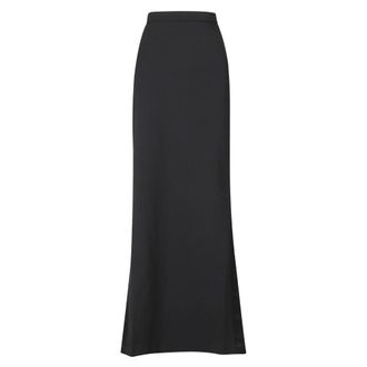 Andamane Stretch Gabardine Rok - Dames - Rokken - Zwart - Maat: M Gabardine
