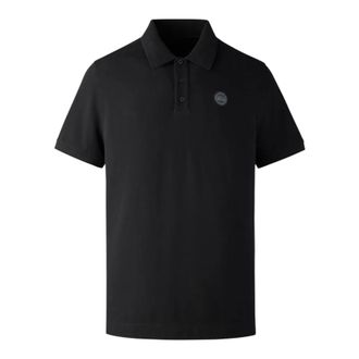 Canada Goose Polo Shirts, male, Black, Size: 3XL Black Polo T-shirts and Polos