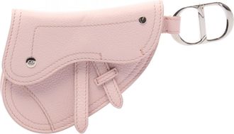 Dior Pink Leather Pouch (Pre-Owned)
