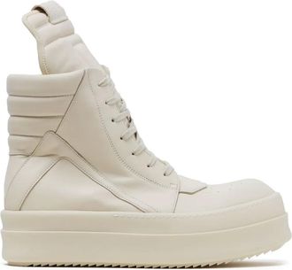 Rick Owens Mega Bumper sneakers - men - Calf Leather/Calf Leather/Rubber - 43 - White