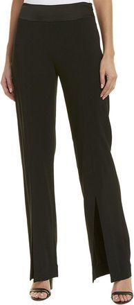 SIMKHAI Satin Combo Front Slit Pant