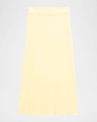 Toteme Sheer Knit Maxi Skirt