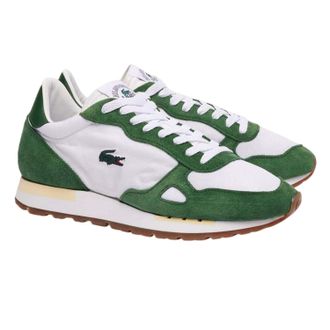 Lacoste Heren Partner 70 su&egrave;de sneakers (Wit)
