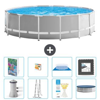 Intex Piscina Prism Frame Redonda - 457x122 Cm - 9-piezas S525