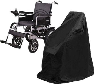 OEM Housse Protection Fauteuil Roulant - Oxford 210d Impermeable - Pour Usage Interieur Exterieur - 75 X 100 Cm - Noir