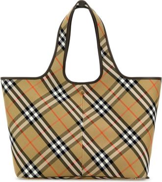 Burberry Beige Vintage Check medium tote bag