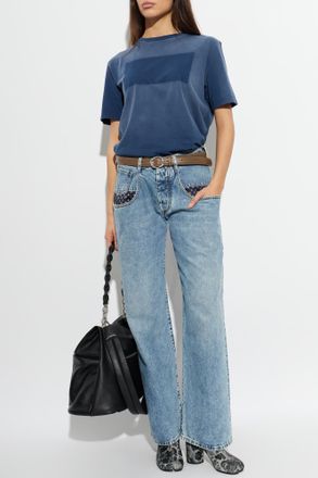 Maison Margiela Straight-leg Jeans, Womens, Blue