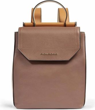 Piquadro Tassen, Dames, Bruin, ONE Size, Leer, W92 Backpack