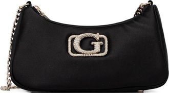 Guess Co logo chain tote bag - women - Polyester - One Size - Black