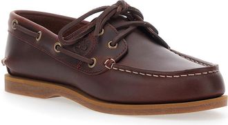 Timberland Womens Loafers Burgundy Leather