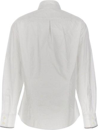 Brunello Cucinelli Tailored Cotton Shirt - White