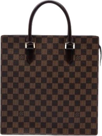 Louis Vuitton Pre-owned Venice Sac Plat - Dames - Pre-owned - Bruin - Maat: ONE Size Leer