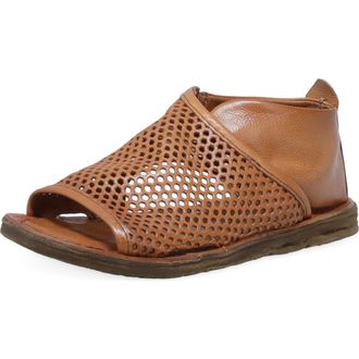 A.S.98 Reiley Perforated Sandal in Whiskey at Nordstrom, Size 10.5-11Us