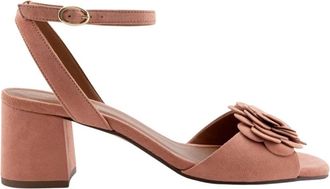 Maison Toufet Sandale Lucile - Dames - Sandalen met hakken - Roze - 40 EU - Leer - Schoenen