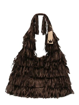 La Milanesa Handbag Fringed Capucine