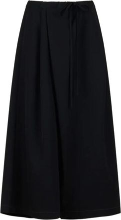 Marni Broeken, Dames, Zwart, M, Wide Broeken