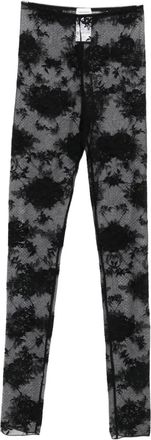 Andamane Leggings in pizzo - Nero