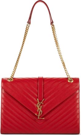Saint Laurent Borsa con catena - Rosso