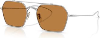Oliver Peoples Tk-15 Zonnebril - unisex - Zonnebrillen - Grijs - 53 MM - Accessoires